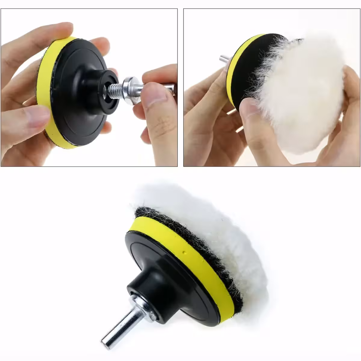 Sintetične volna plošče za poliranje karoserije in luči