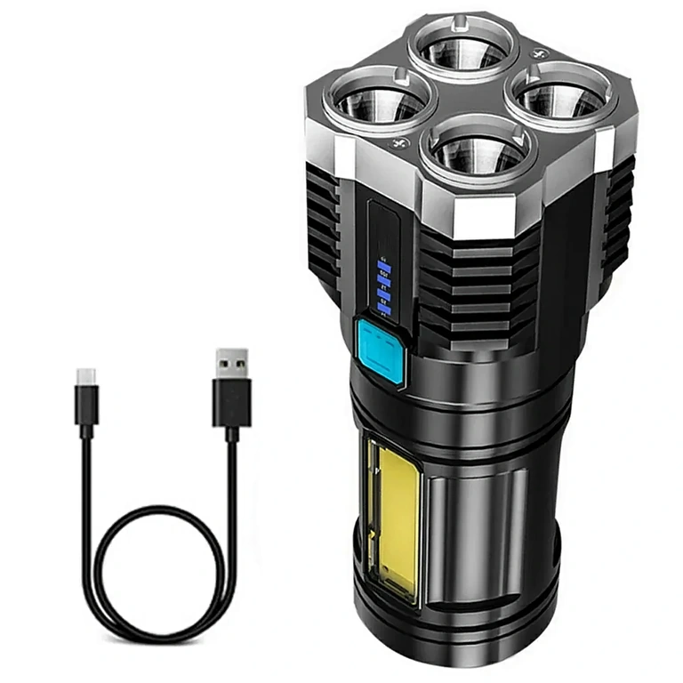 Polnilna LED svetilka za lov LED svetilka z zelo močno svetlobo za lov