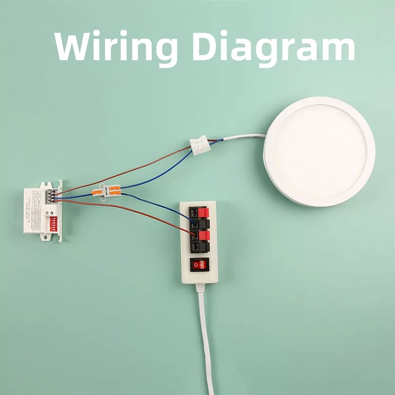 Električna vezava sheme Shema povezave senzorja gibanja na 220V