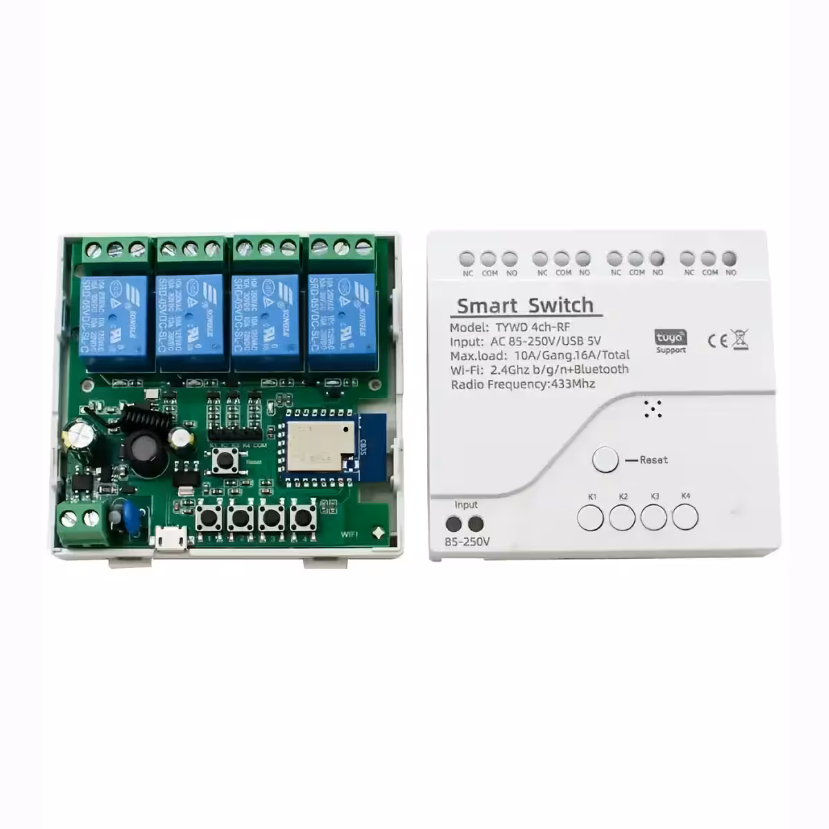 Ločen nadzor za vsak kanal pametnega rele modula