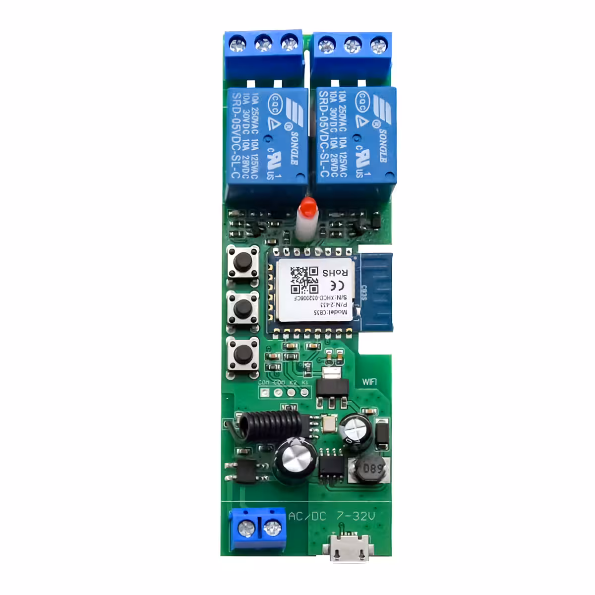 Funkcija programiranja in timer za pametni WiFi rele