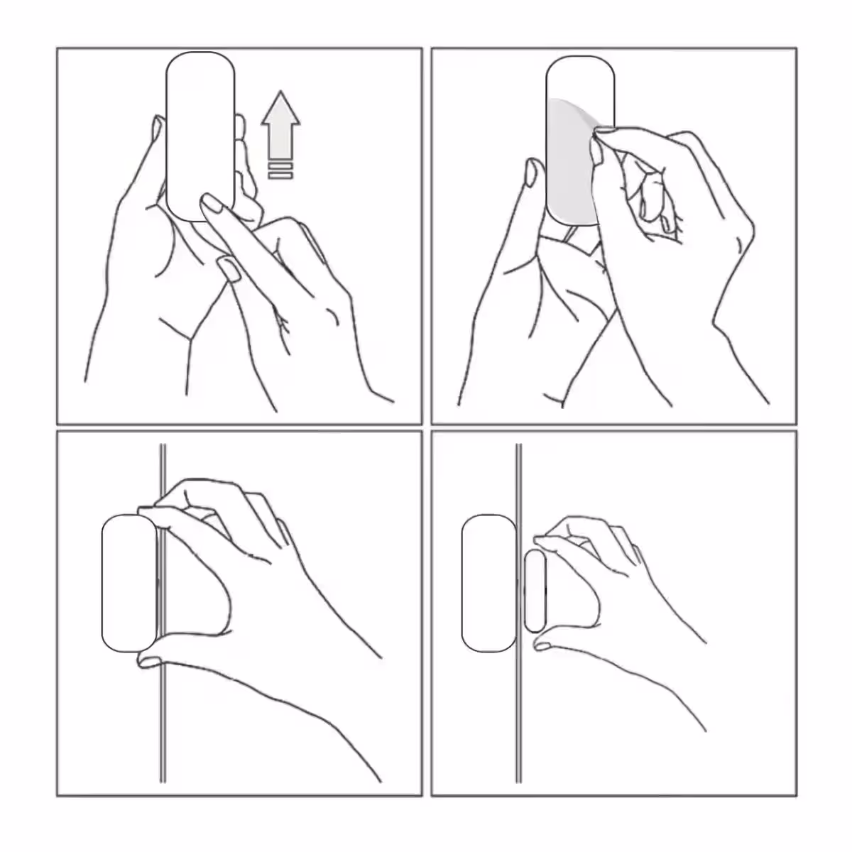 Pametna naprava enostavna za montažo, brez dodatne opreme