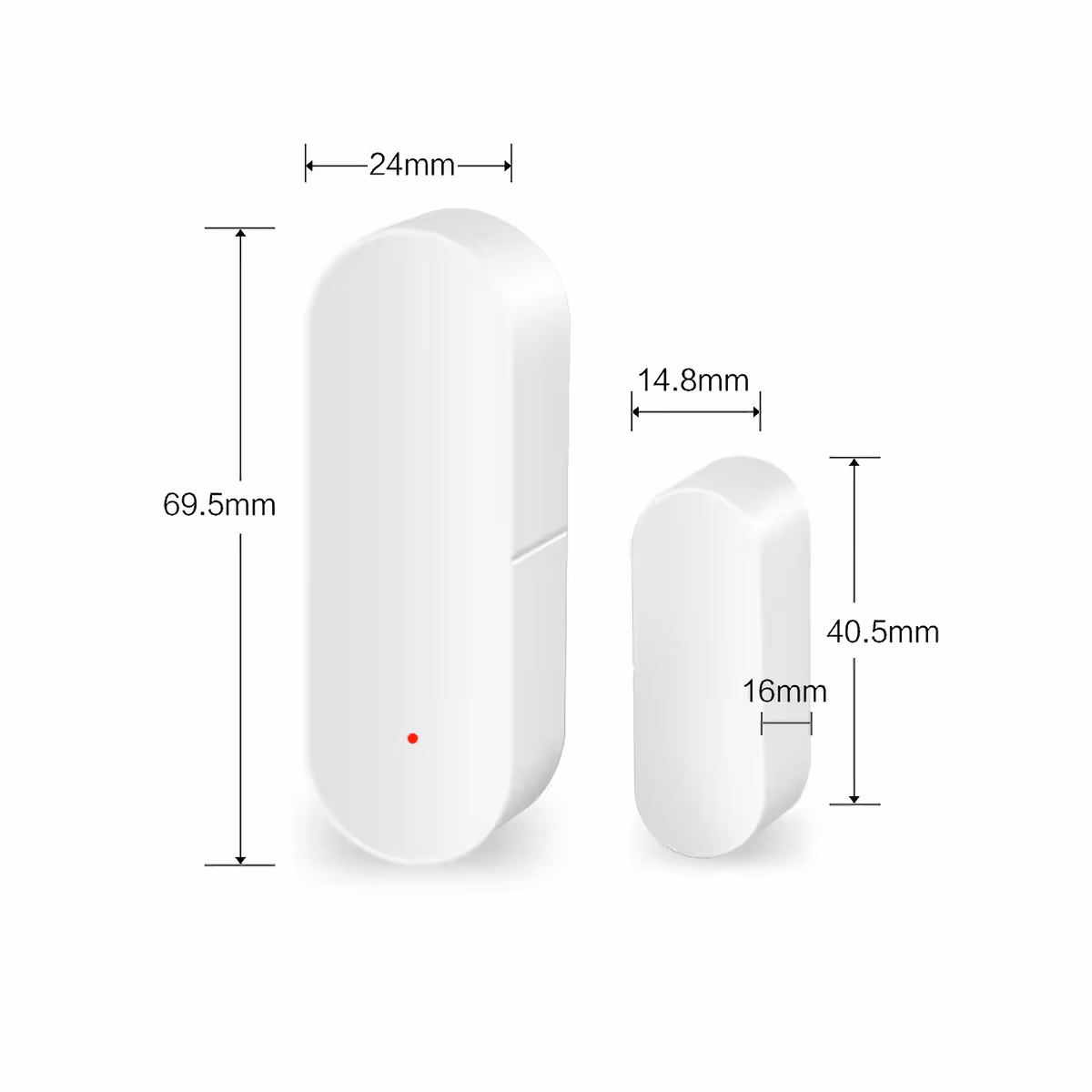 Dimenzije in tehnične specifikacije Tuya senzorja