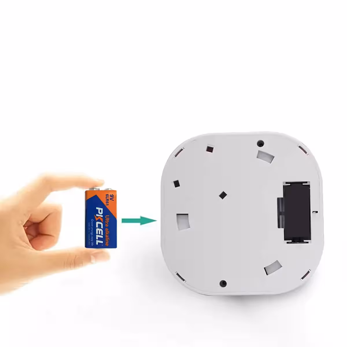 Baterijsko napajan dimni senzor za varno spremljanje