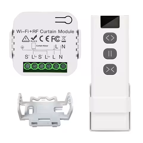 Sistem za avtomatizacijo rolet, žaluzij, zaves – WiFi, Tuya, RF daljinec