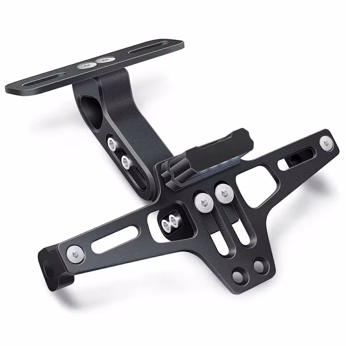 Športni nosilec za registrsko tablico motorja, univerzalen in nastavljiv