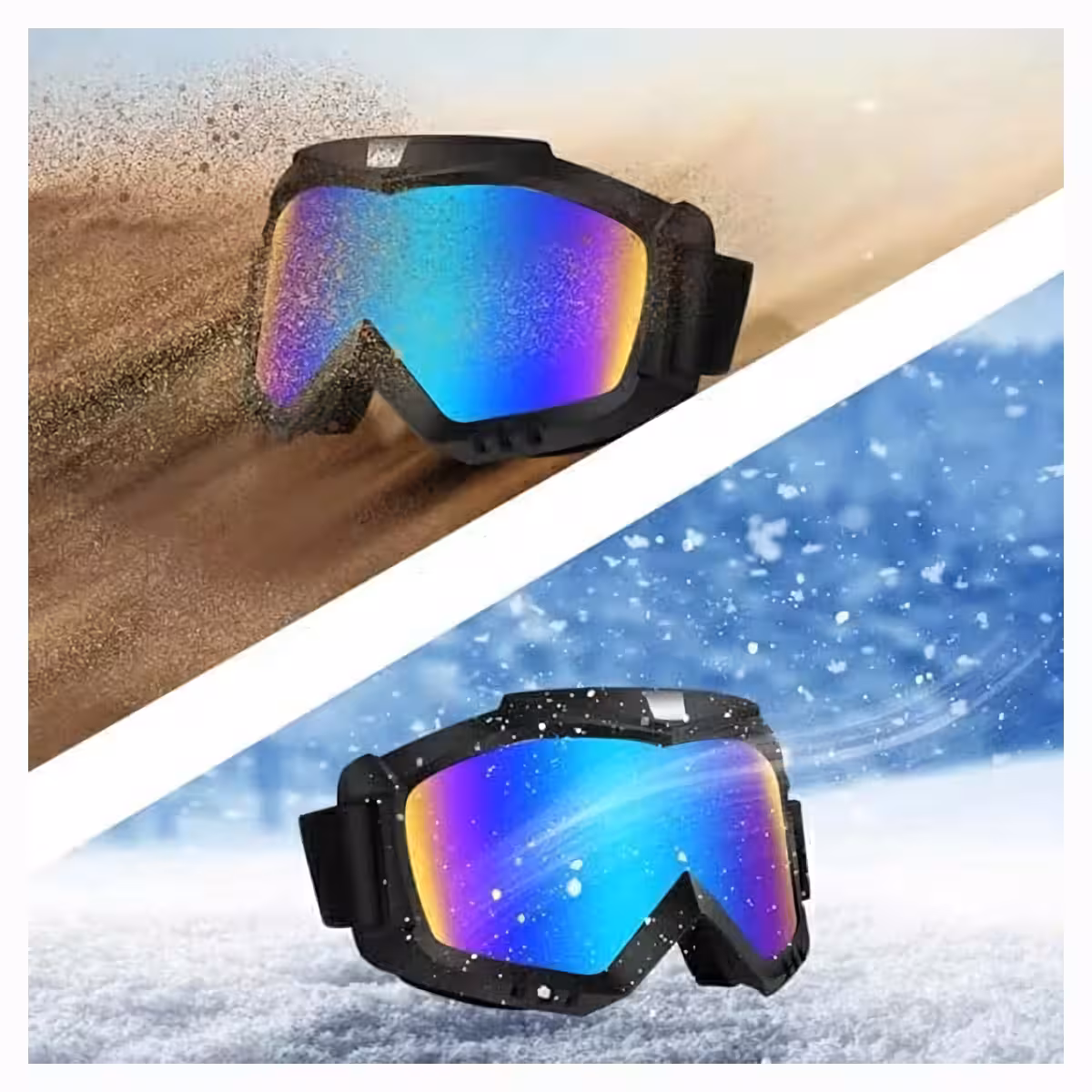 Očala odporna za ATV in offroad šport, UV in prah zaščita