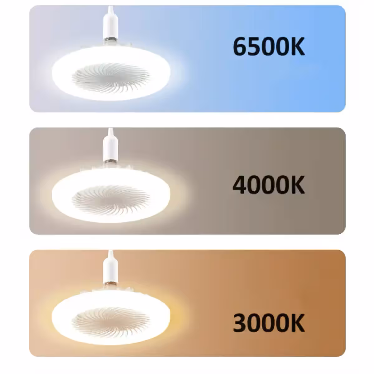 Stropni ventilator z nastavljivo svetilnostjo