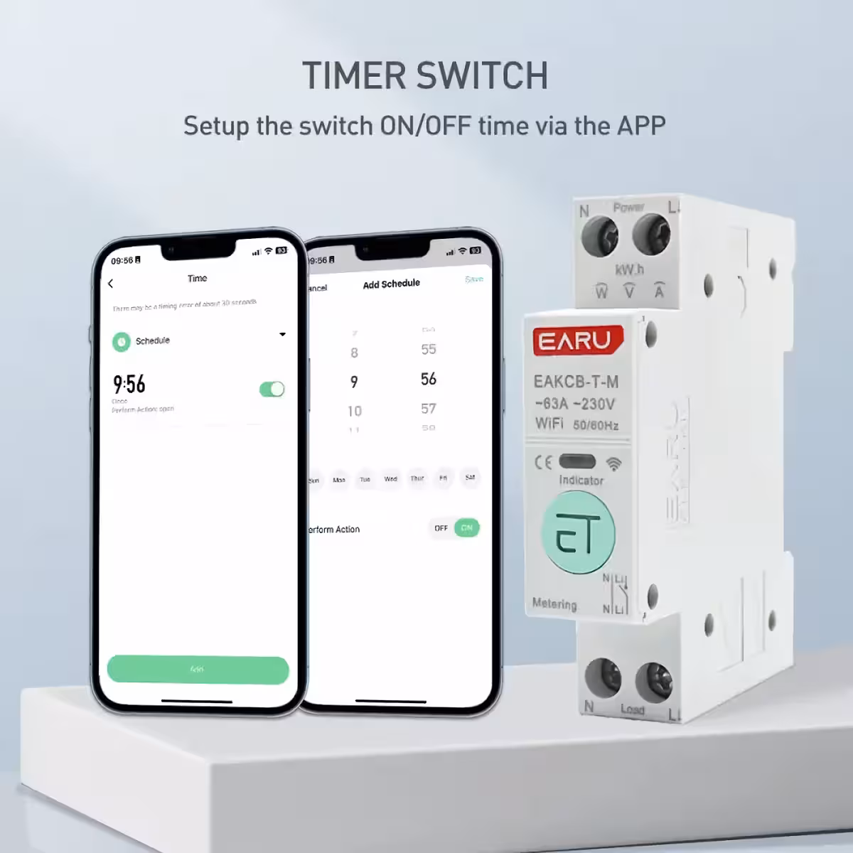 Vmesnik Tuya aplikacije za nastavitev napetostnih in tokovnih omejitev