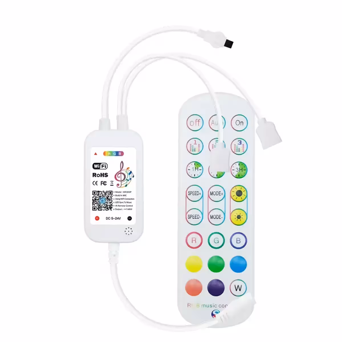 Popoln nadzor preko aplikacije in daljinca za personalizirano osvetlitev