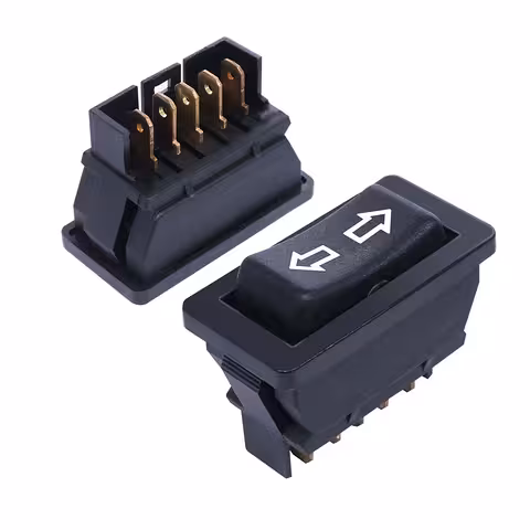 3-stopenjsko stikalo DPDT za spremembo polaritete motorja DC 12V/24V 20A