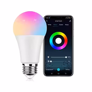 Pametna WiFi LED žarnica RGB Tuya multicolor – nadzor s telefonom