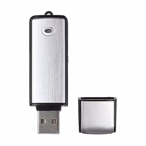 USB ključek / digitalni snemalnik 16GB z občutljivim mikrofonom in polnilno baterijo – 160 ur snemanja