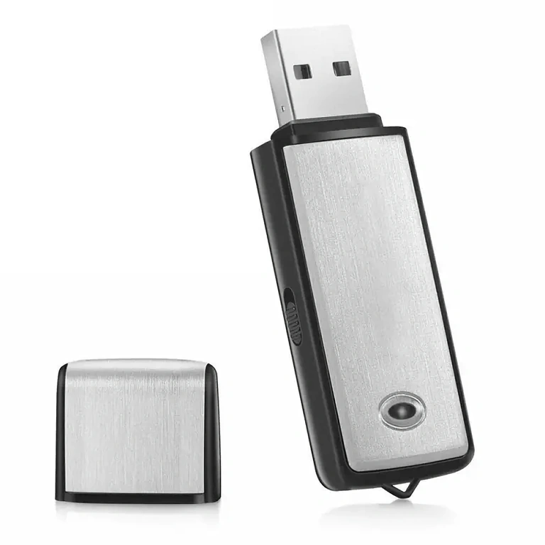 USB ključek z vohunskim mikrofonom in 16GB spomina za diskretne posnetke