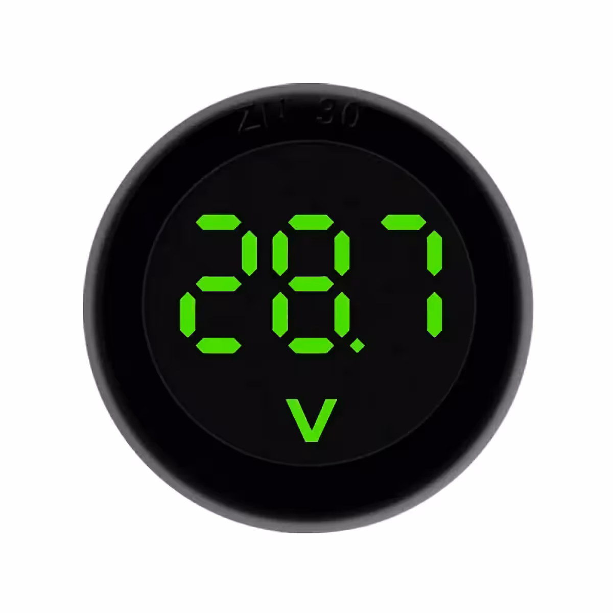 Digitalni voltmeter z zelenim LED zaslonom, 12V