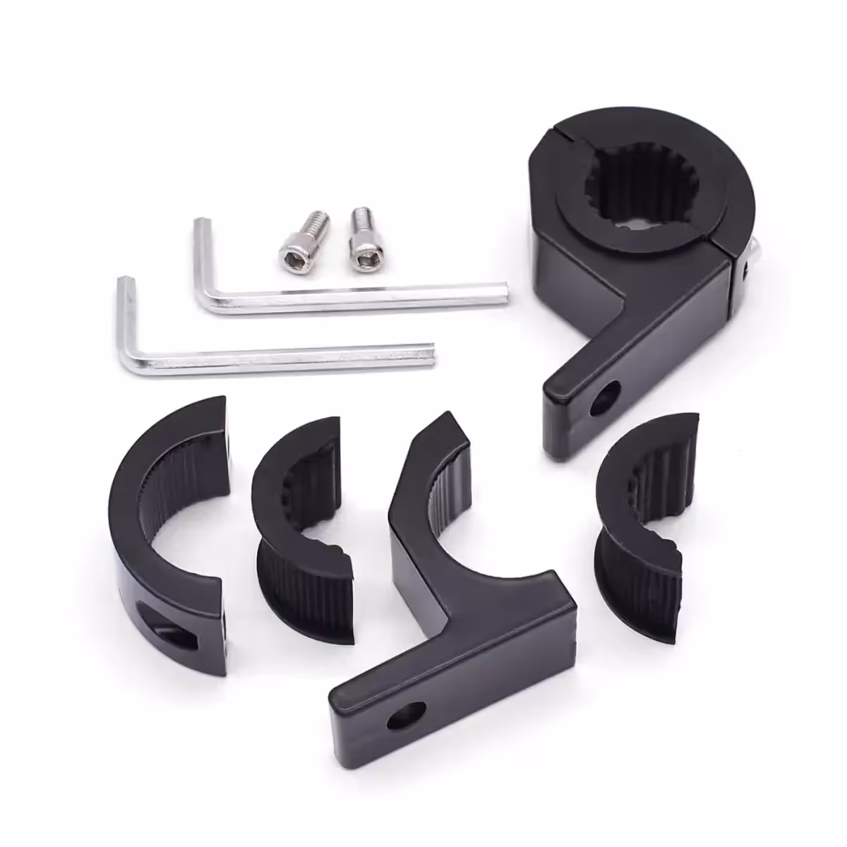 Pritrditev dodatkov – zvočnik, kamera, luč, na krmilo