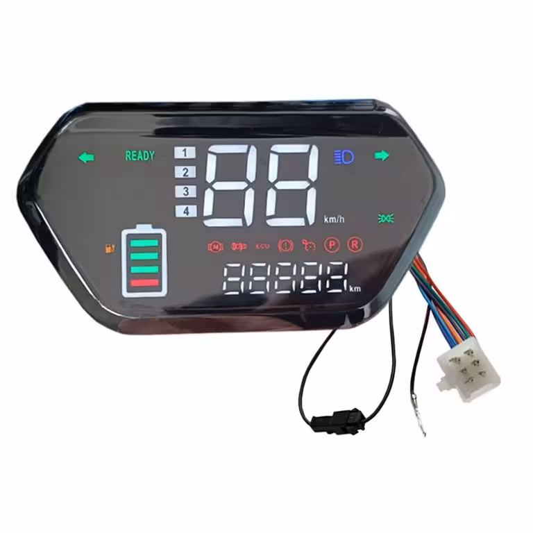 Digitalni LCD zaslon za skiro, kolo, električni skuter, Harley in CityCoco – združljiv 48V, 60V, 72V