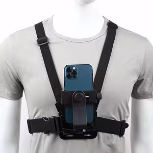 Nosilec za prsni pas za telefon in GoPro kamero – nastavljiv chest mount sistem