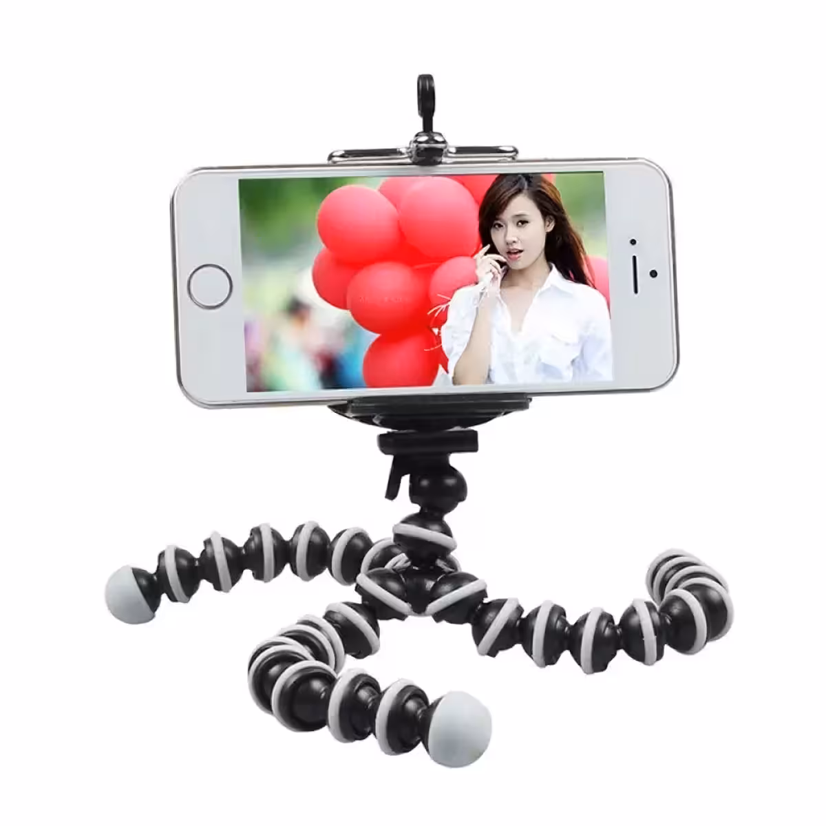 Fleksibilno stojalo, ki se lahko pritrdi na neenakomerne površine