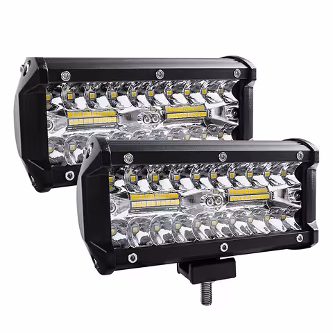 Komplet 2 LED BAR reflektorjev 240W – 24000LM, 12V/24V za traktor, tovornjak, ATV, offroad