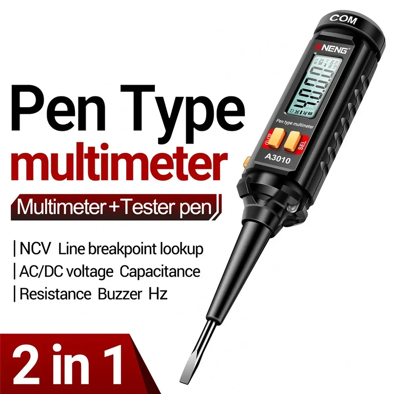 Funkcija NCV – brezstično zaznavanje napetosti Tester napetosti z NCV funkcijo za brezstično zaznavanje