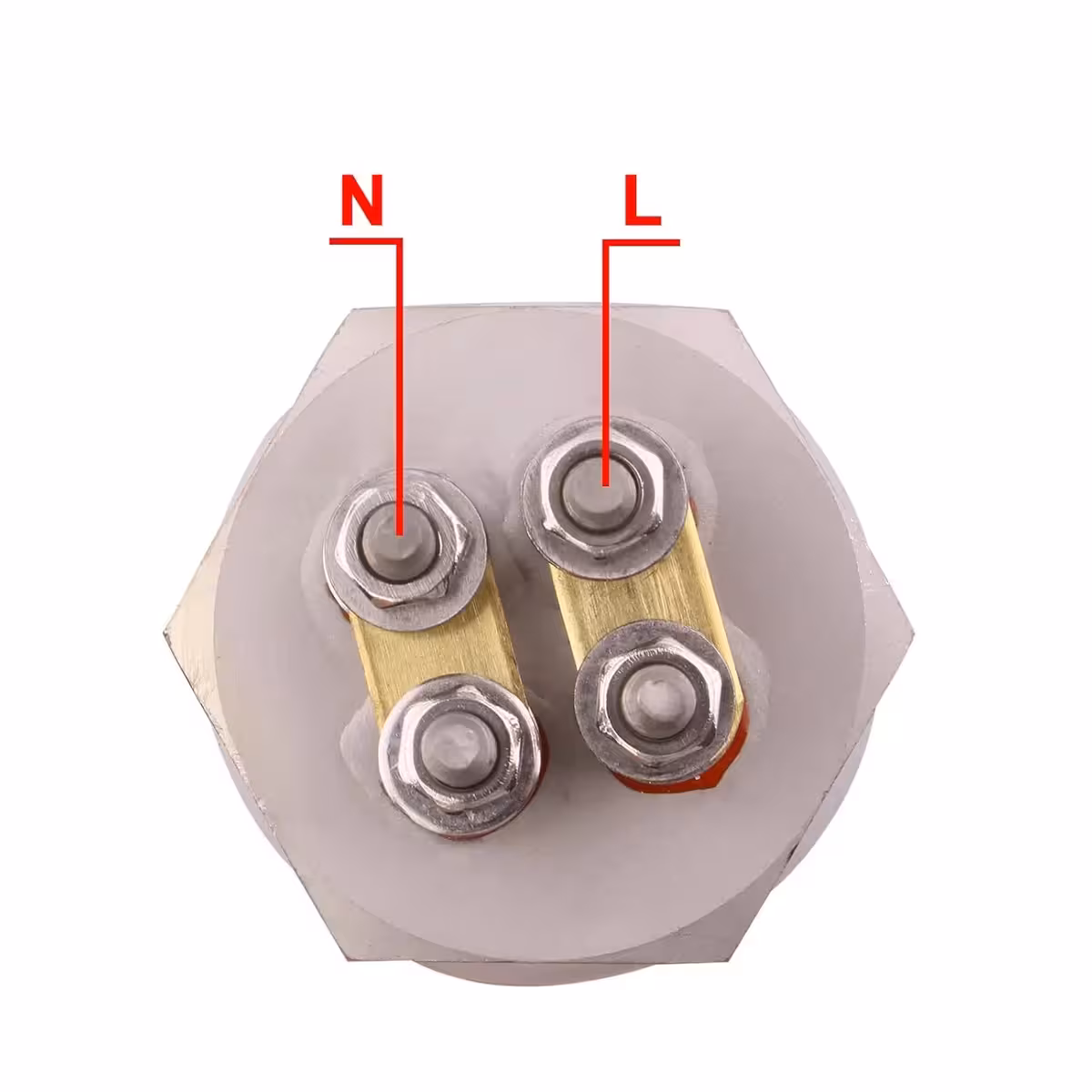 Električna shema za konfiguracijo 12V in 24V grelnega elementa