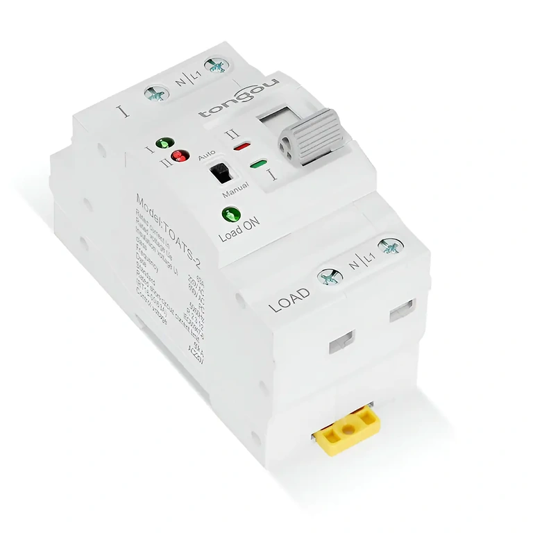 Podrobnost terminalov ATS Približan pogled na priključke ATS naprave