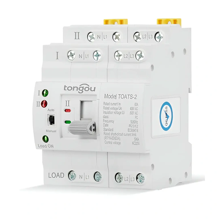 Preklapljanje med dvema viroma napajanja Sistem hitrega preklapljanja med glavnim in rezervnim virom
