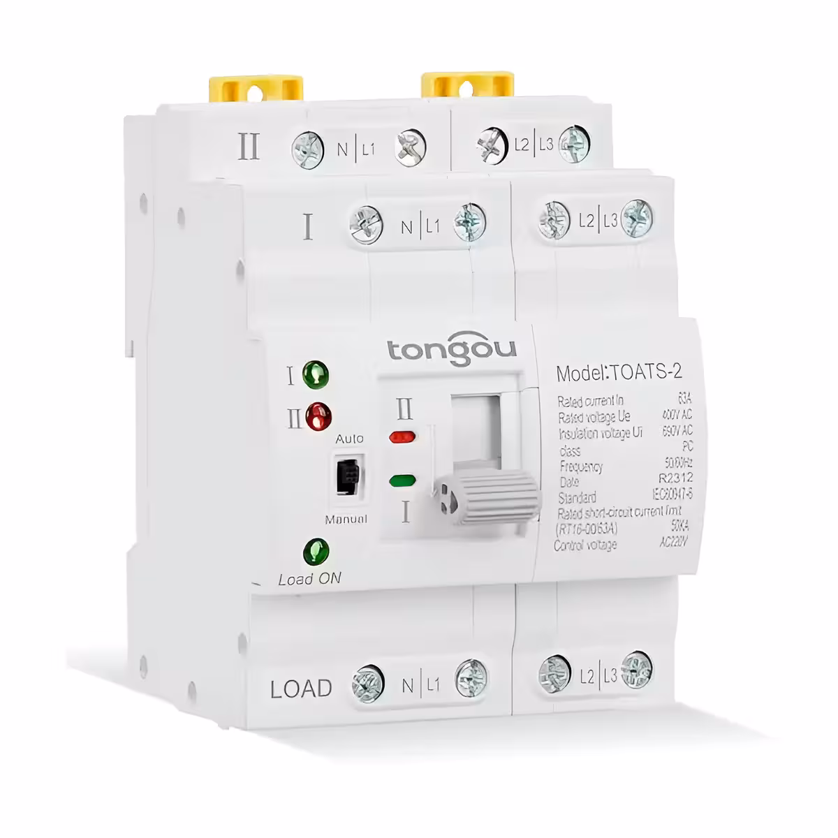 Trofazni ATS za upravljanje napajanja v fotovoltaičnih sistemih