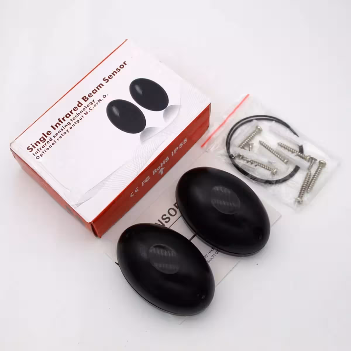 Podrobnosti o vsebini paketa IR fotocelic za avtomatizacijo vrat