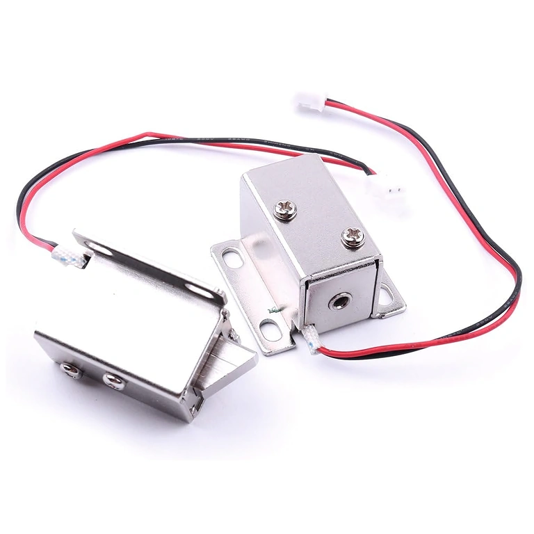 Dve elektromagnetni ključavnici 12V, sprednji pogled