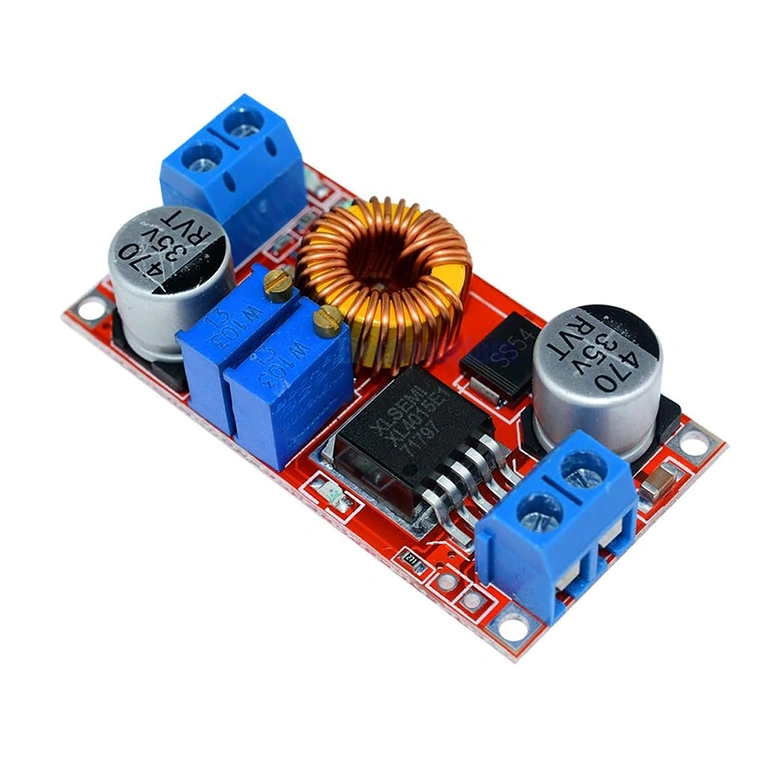 XL4015 DC-DC nastavljivi – kotni pogled