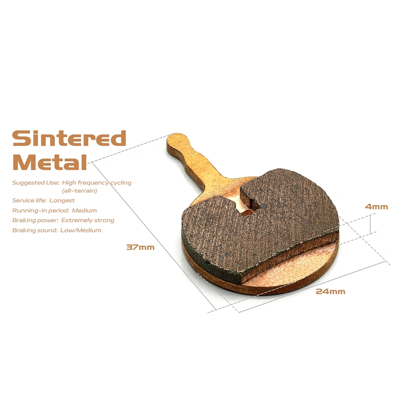 Podrobna slika kovinskih zavornih ploščic AVID BB5