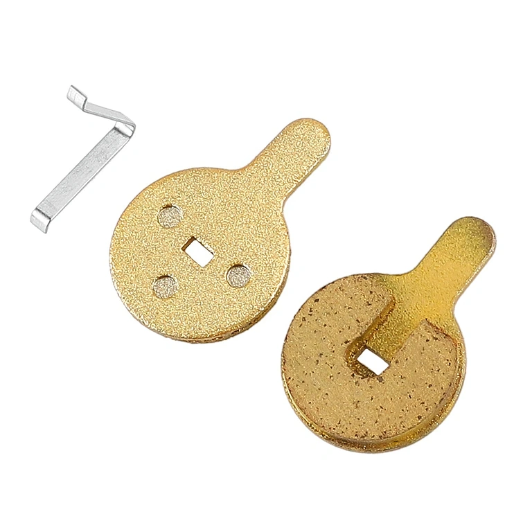 Podrobnost zavornih ploščic iz bakra Podrobnost kovinskih zavornih ploščic, material medenina