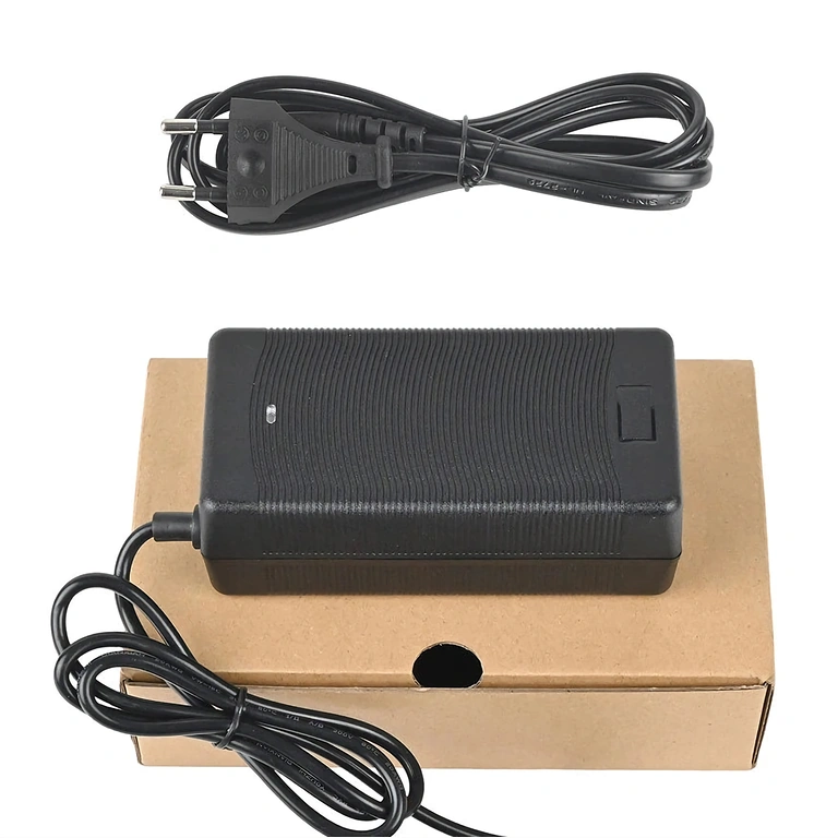 Polnilec z IEC C13 vtičem Polnilec 48V–54.6V 2A s priključkom IEC C13, primeren za skuterje Citycoco in Harley