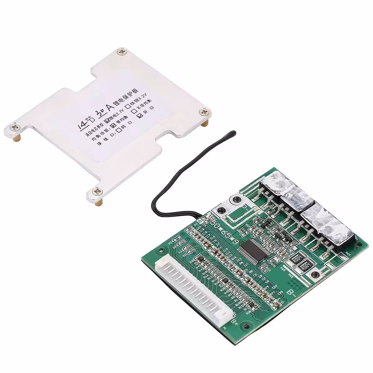 BMS plošča 14S 52V za zaščito Li-Ion baterij na kolesih in električnih skirojih