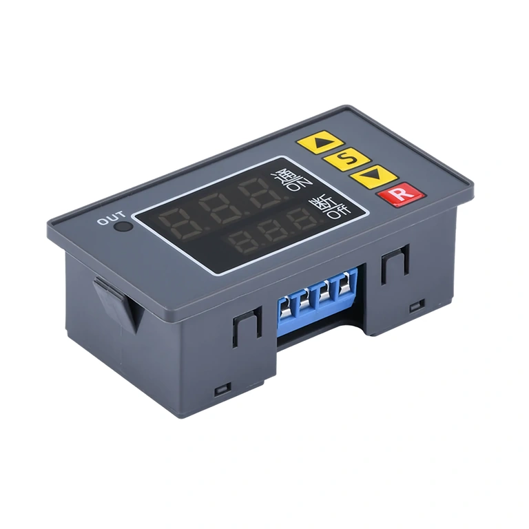 Gumbi »S«, »▲«, »▼« in »R« za nastavitev parametrov časovnika