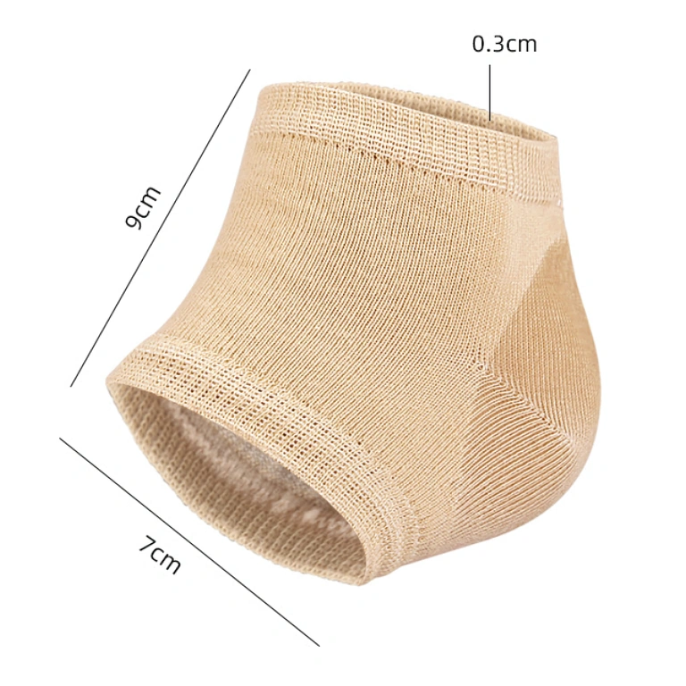 Detajl silikonskega gelnega vložka za pete