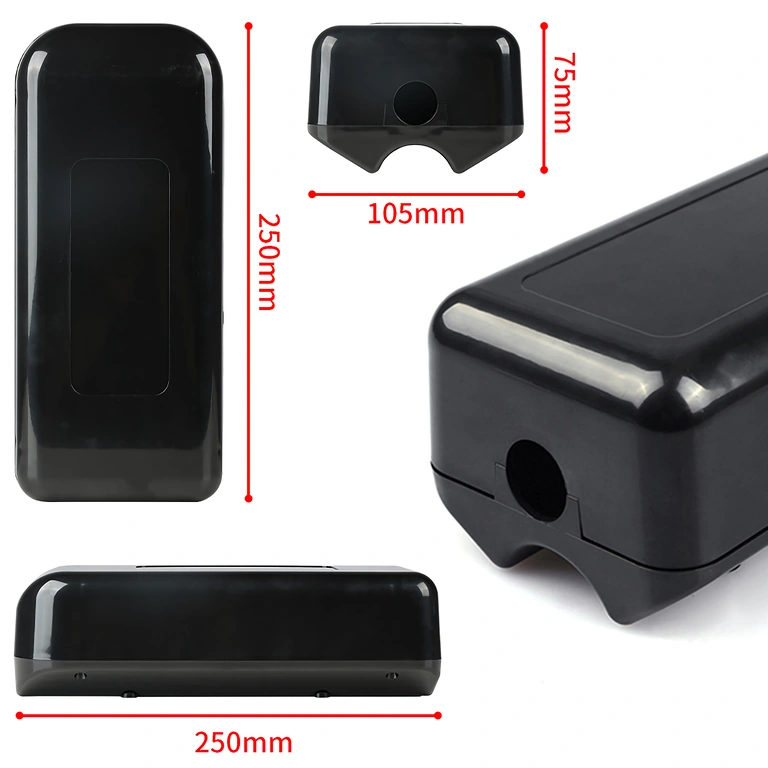 Sprednji pogled škatle krmilnika električnega kolesa