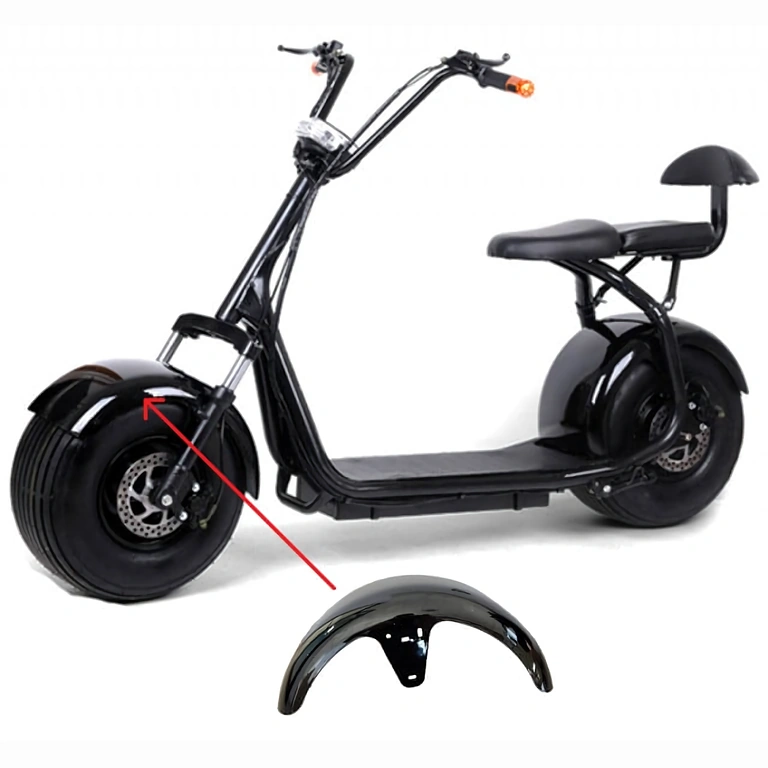 Sprednji blatnik Citycoco – pogled od zgoraj