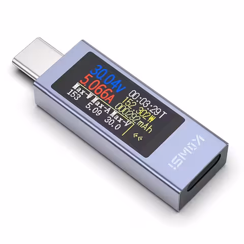 Digitalni multimeter USB-C Kowsi KWS-2302C – tester napetosti, toka in kapacitete