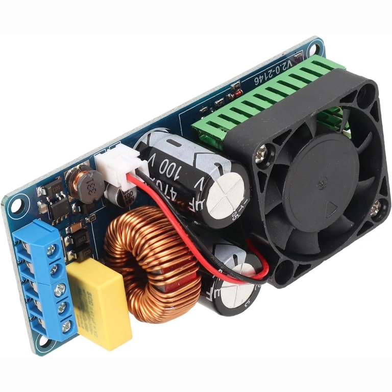 Detajl vezja mono ojačevalnika 500 W IRS2092