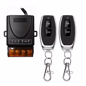 Rele z daljinskim upravljalnikom 12V–60V 30A – stikalo 12V/24V z 2 RF daljincema 433 MHz