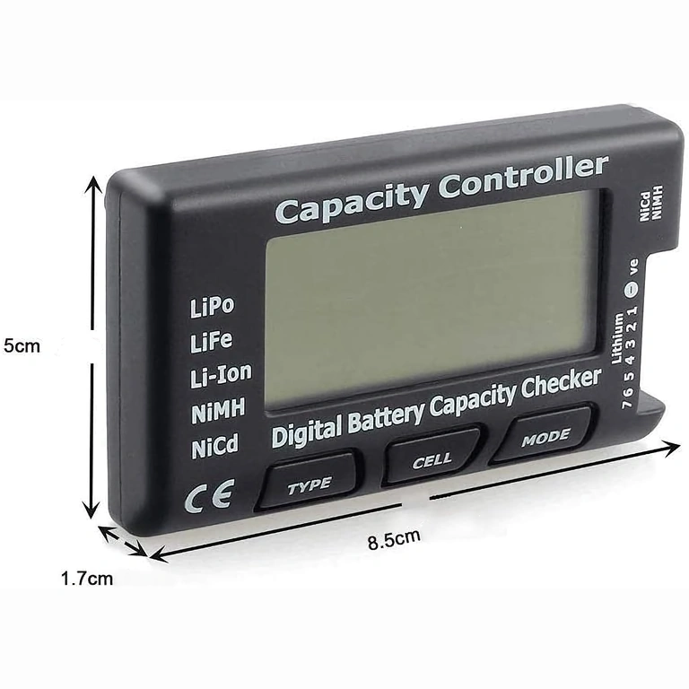 Digitalni tester Li-Ion 18650 in LiPo 2–7S, hiter in natančen