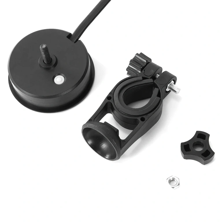 Digitalni indikatorski modul – zadnja stran s priključki in kabli, voltmeter in prikaz odstotka baterije, združljiv z Li-ion in LiFePO4 12 V–72 V