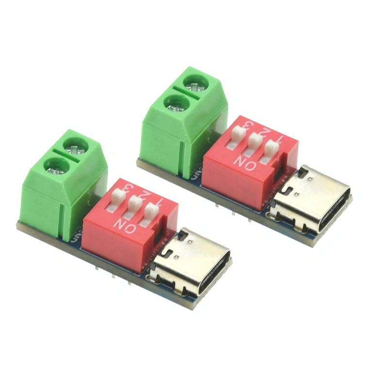 Izbira napetosti 5V–20V preko DIP stikala