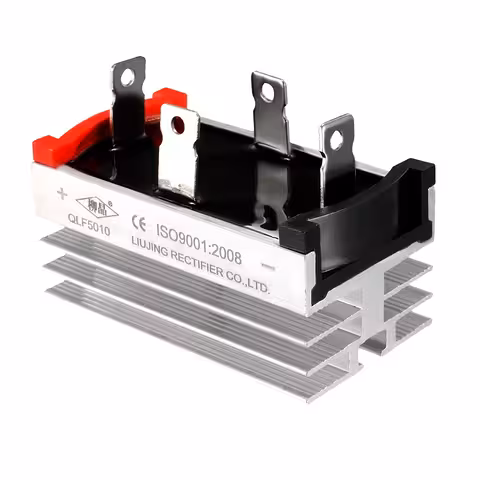 Enofazni usmerniški most 50A 1200V z hladilnikom – diodni most za AC-DC usmerjanje