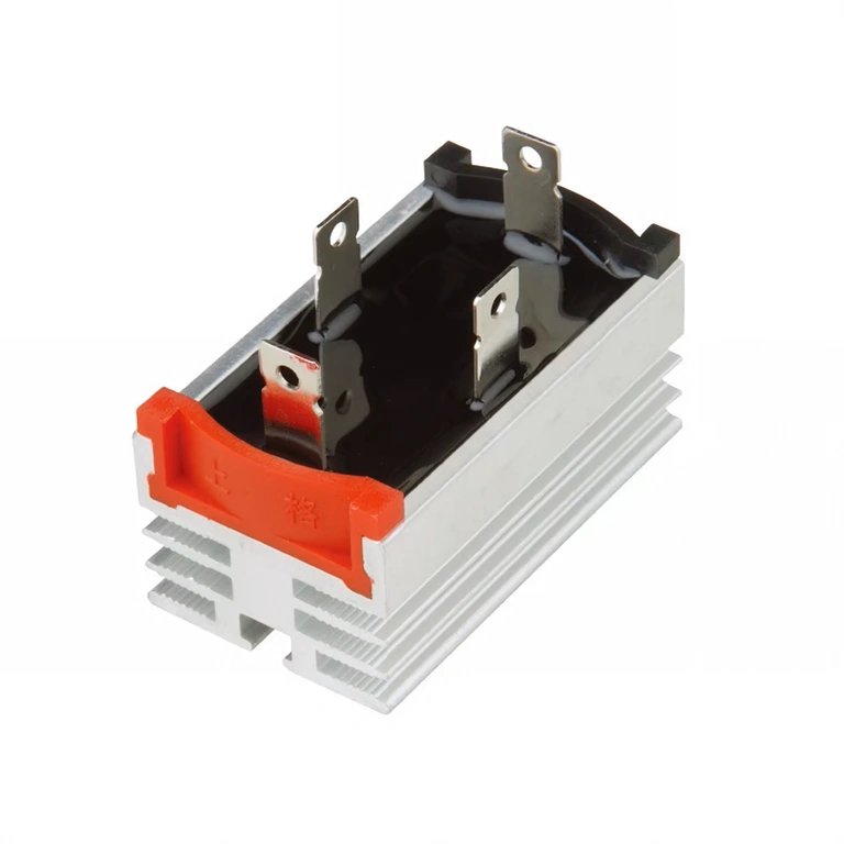 Enofazni mostični usmernik, stranski pogled