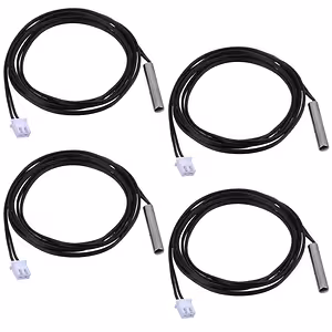 Komplet 4 kosi NTC sonda 10K – temperaturni senzor za bojler, centralno ogrevanje in klimatske naprave