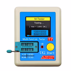 Tester tranzistorjev, kondenzatorjev in diod LCR-T7